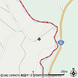 香川県三豊市財田町財田上5527周辺の地図