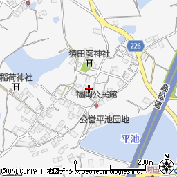 香川県三豊市豊中町上高野3445周辺の地図