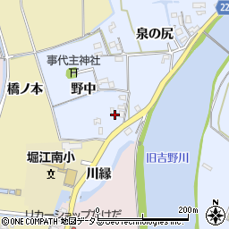 徳島県鳴門市大麻町東馬詰（野中）周辺の地図