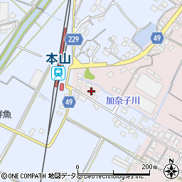香川県三豊市豊中町本山甲719周辺の地図