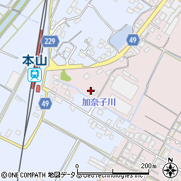 香川県三豊市豊中町本山甲721周辺の地図