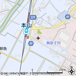 香川県三豊市豊中町本山甲717周辺の地図