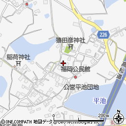 香川県三豊市豊中町上高野3433周辺の地図