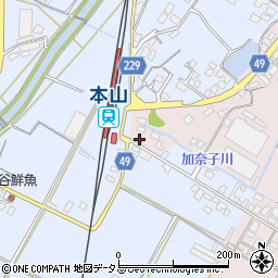 香川県三豊市豊中町本山甲716周辺の地図