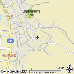 山口県下関市豊浦町大字涌田後地2036周辺の地図