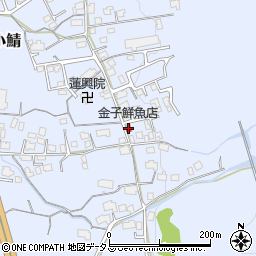 金子鮮魚店周辺の地図
