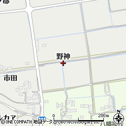 徳島県鳴門市大麻町板東野神周辺の地図
