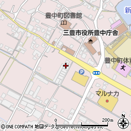 香川県三豊市豊中町本山甲893周辺の地図