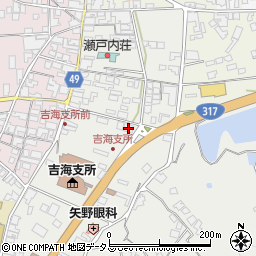 愛媛銀行吉海支店周辺の地図
