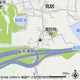 和歌山県海南市鳥居401周辺の地図