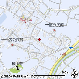 香川県三豊市豊中町岡本2751-1周辺の地図