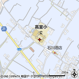 香川県観音寺市高屋町1877周辺の地図