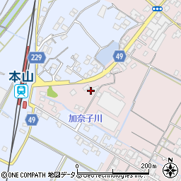 香川県三豊市豊中町本山甲701周辺の地図