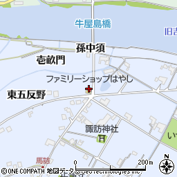 徳島県鳴門市大麻町東馬詰東五反野17周辺の地図