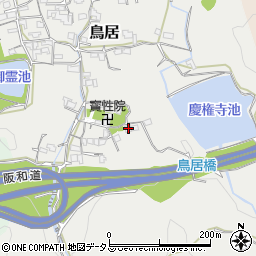 和歌山県海南市鳥居422周辺の地図