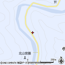 奈良県吉野郡上北山村小橡208周辺の地図