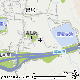 和歌山県海南市鳥居421周辺の地図