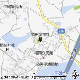 香川県三豊市豊中町上高野3440周辺の地図