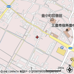 香川県三豊市豊中町本山甲992周辺の地図