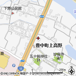 香川県三豊市豊中町上高野2007周辺の地図