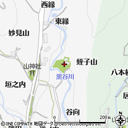 徳島県板野郡板野町黒谷谷向周辺の地図