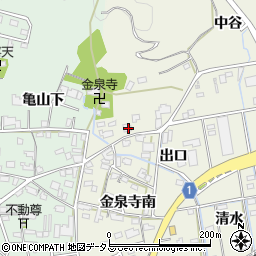 徳島県板野郡板野町川端金泉寺東周辺の地図