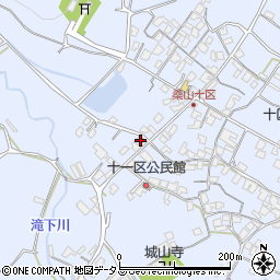 香川県三豊市豊中町岡本2811-3周辺の地図