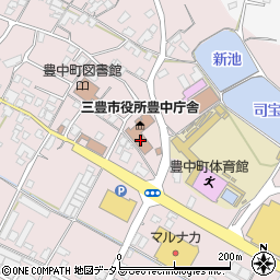 香川県三豊市豊中町本山甲201周辺の地図