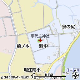 事代主神社周辺の地図