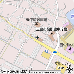 香川県三豊市豊中町本山甲228周辺の地図