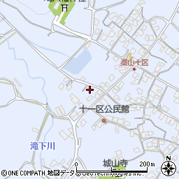香川県三豊市豊中町岡本3379-1周辺の地図