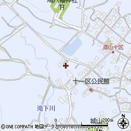 香川県三豊市豊中町岡本3374-2周辺の地図