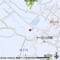 香川県三豊市豊中町岡本3373-1周辺の地図