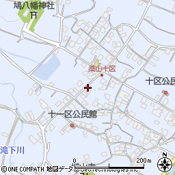 香川県三豊市豊中町岡本2796-1周辺の地図