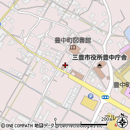 香川県三豊市豊中町本山甲232周辺の地図