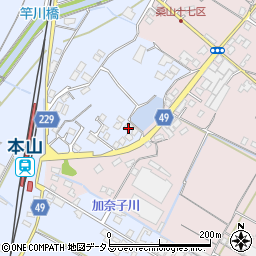 香川県三豊市豊中町岡本1291周辺の地図