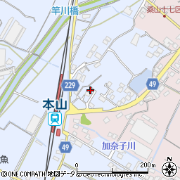 香川県三豊市豊中町岡本1313-6周辺の地図