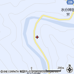奈良県吉野郡上北山村小橡186周辺の地図