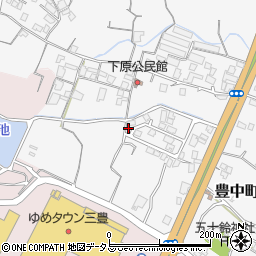 香川県三豊市豊中町上高野3875周辺の地図