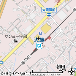 ホームプラザナフコ山口店資材館周辺の地図