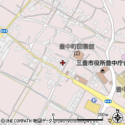 香川県三豊市豊中町本山甲353周辺の地図