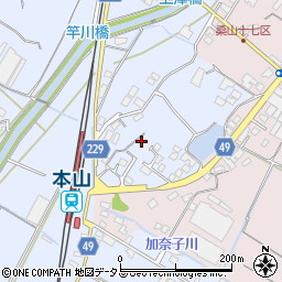 香川県三豊市豊中町岡本1313-5周辺の地図