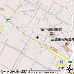 香川県三豊市豊中町本山甲355周辺の地図