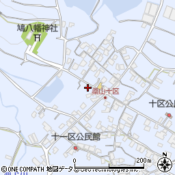 香川県三豊市豊中町岡本3398-1周辺の地図