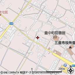 香川県三豊市豊中町本山甲354周辺の地図
