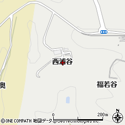 徳島県板野郡板野町犬伏西浦谷周辺の地図