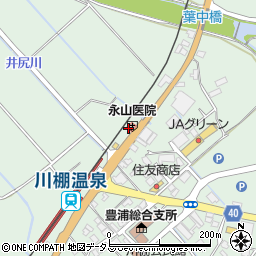 永山医院周辺の地図