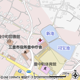 香川県三豊市豊中町本山甲170周辺の地図