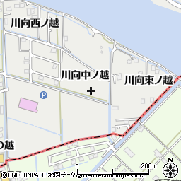 徳島県鳴門市大津町徳長川向中ノ越周辺の地図