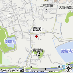 和歌山県海南市鳥居458周辺の地図